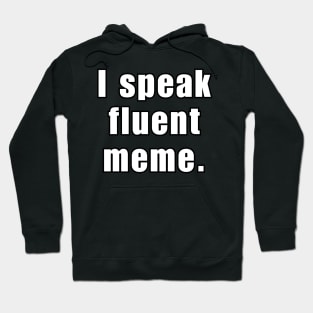 Funny Quote - I Speak Fluent Meme Hoodie